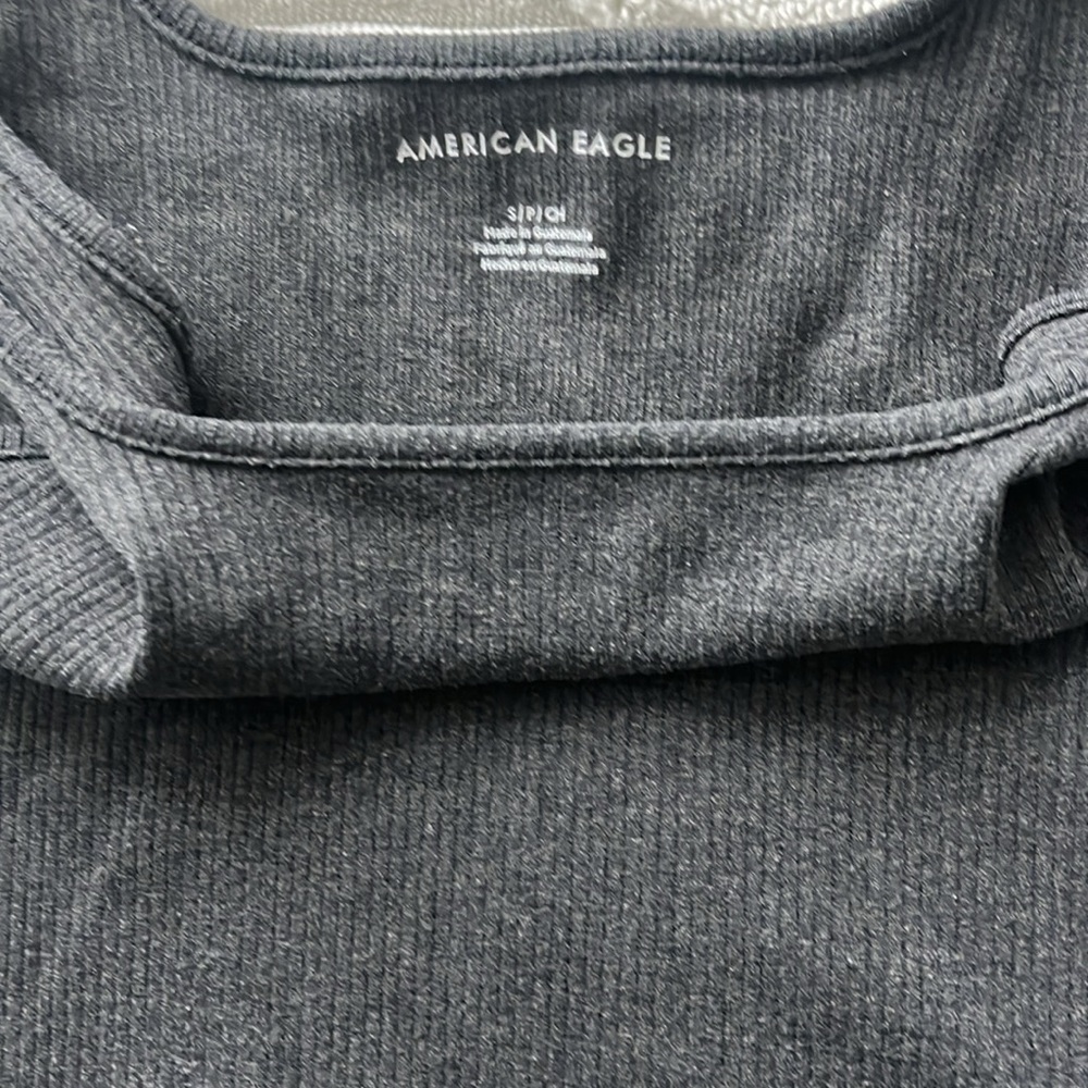 Grey Ribbed Bodysuit - Picture 2 of 4